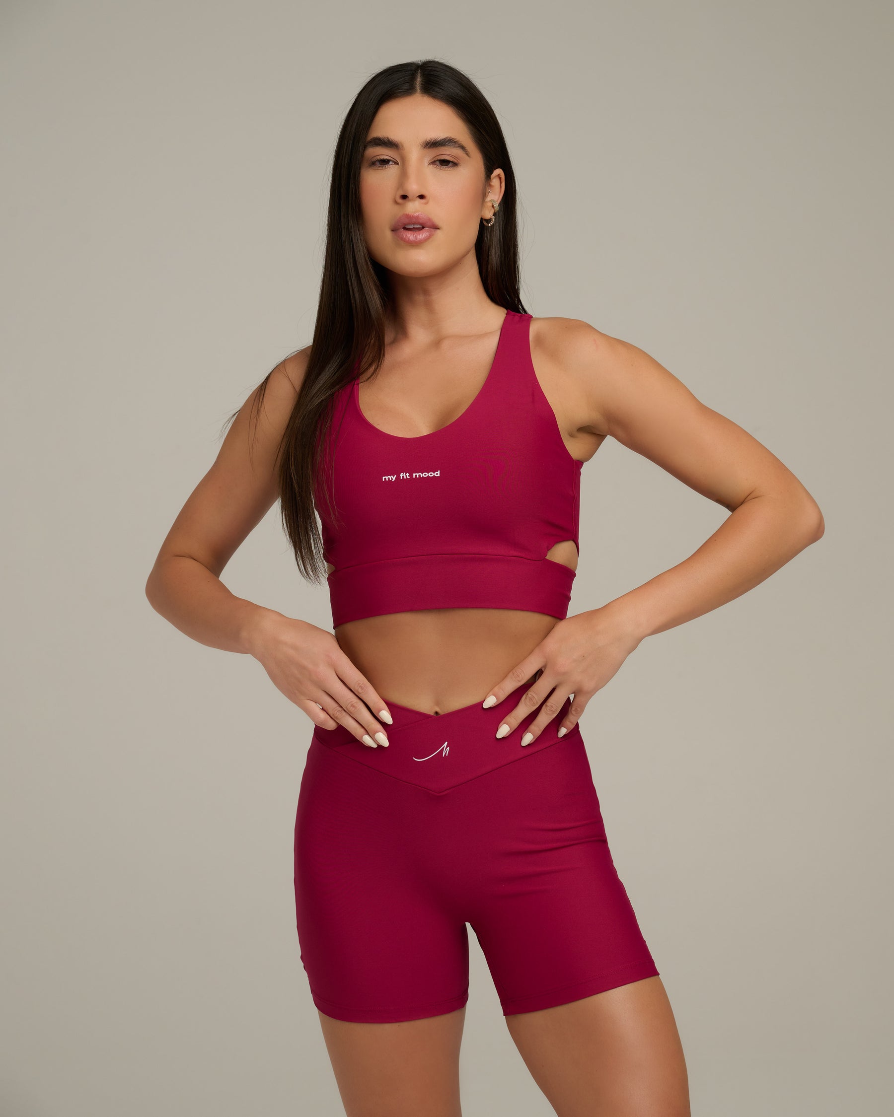 Conjunto Slit Vinho