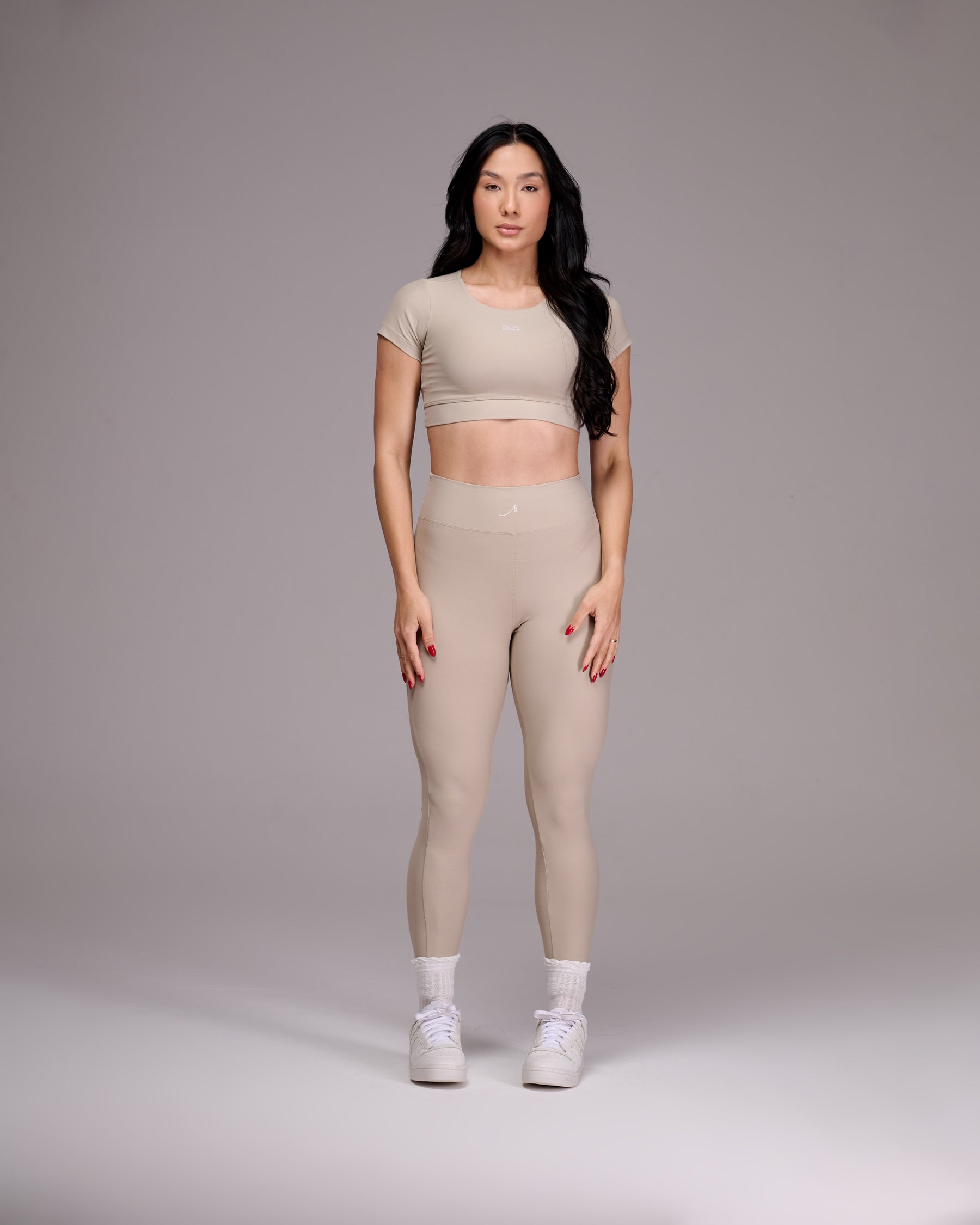 Conjunto Run Cream
