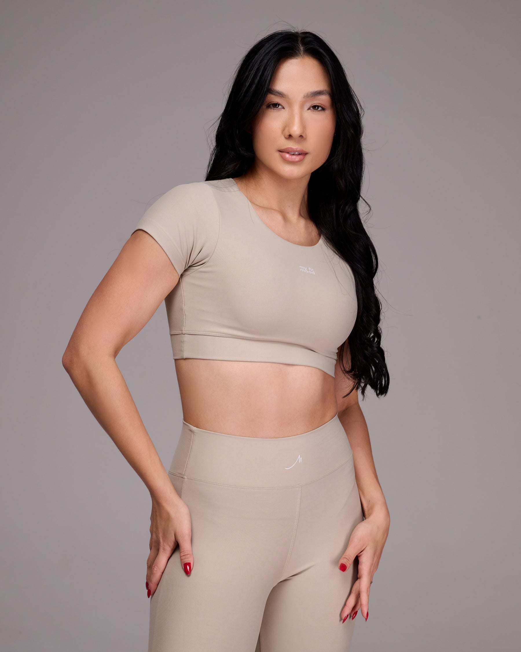 Conjunto Run Cream