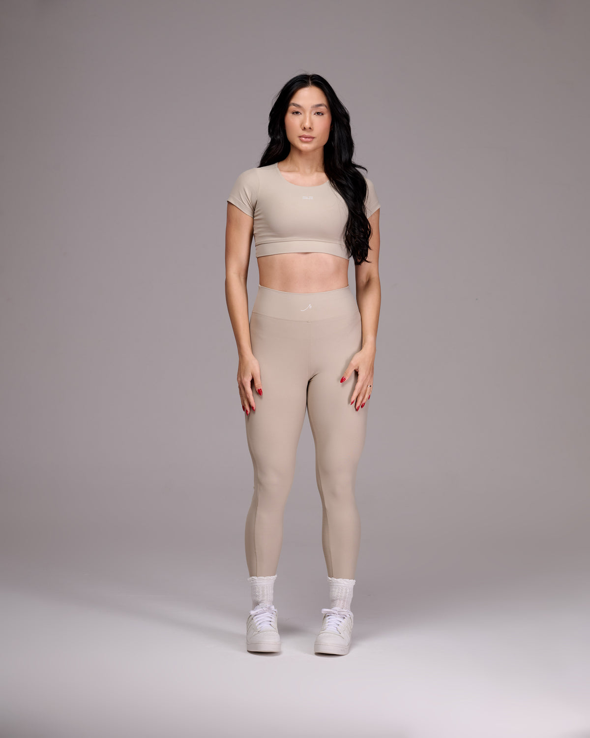 Conjunto Run Cream